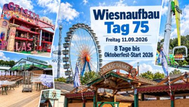 Wiesnaufbau Tag 75 - Freitag, 11.09.2026 - noch 8 Tage bis zum Oktoberfest-Start 2026 (@Fotos: Martin Schmitz)