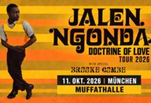 Jalen Ngonda live in der Muffathalle München am 11. Oktober 2026