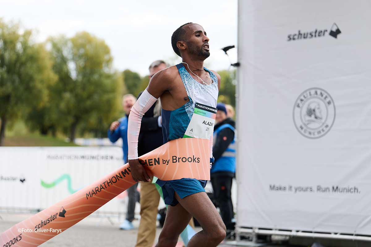 Marathon der Männer: Terefa erstmals unter 2:11 Stunden : Marathon München byBrooks Foto: Oliver Farys