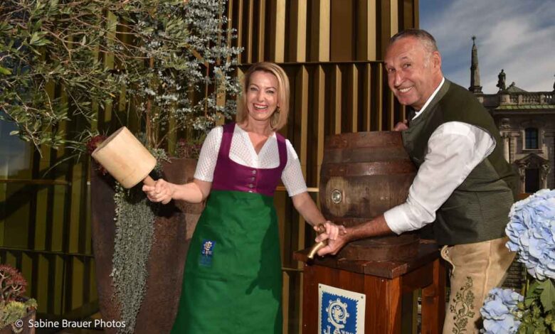 Rabea Möller, Christof Fuchs 191. Münchner Oktoberfest - Trachtenumzug Ingolstadt Village x Königshof im Hotel Königshof in München am 20.09.2026 / Foto: BrauerPhotos / G. Nitschke