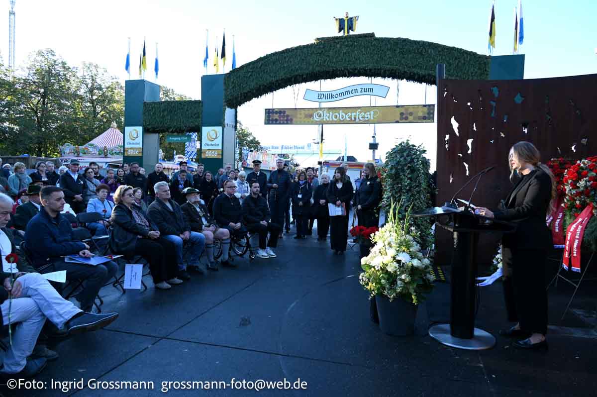 München erinnerte an die Opfer des Oktoberfest-Attentats (©Foto: Ingrid Grossmann)