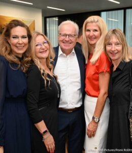 Anina Veigel, Barbara Osthoff, Fritz Esterer, Christiane Wolff, Yvonne Wirsing Dr._Sonja_Lechner’s Art Lunch / Kunstsammlung der WTS / München / 7. Oktober 2026 / Foto: Frank Rollitz / ABR-Pictures.