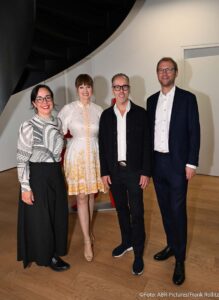 Laura Schieferle (Kunstareal), Dr. Sonja Lechner, Dr. Roger Diederen (Direktor Kunstahlle München), Achim Hochdörfer (Direktor Museum Brandhorst) Dr._Sonja_Lechner’s Art Lunch / Kunstsammlung der WTS / München / 7. Oktober 2026 / Foto: Frank Rollitz / ABR-Pictures.