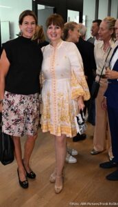 Marie-Jeanette Ferch (Springreiterin) und Dr. Sonja Lechner beim Dr._Sonja_Lechner’s Art Lunch / Kunstsammlung der WTS / München / 7. Oktober 2026 / Foto: Frank Rollitz / ABR-Pictures.