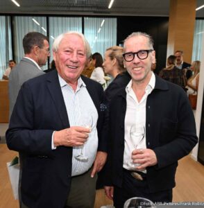 Gerhard Wöhrl, Dr. Roger Diederen beim Dr. Sonja Lechner’s Art Lunch / Kunstsammlung der WTS / München / 7. Oktober 2026 / Foto: Frank Rollitz / ABR-Pictures.