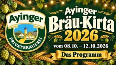 Ayinger Bräu-Kirta 2026 vom 8. bis 12. Oktober: das Programm