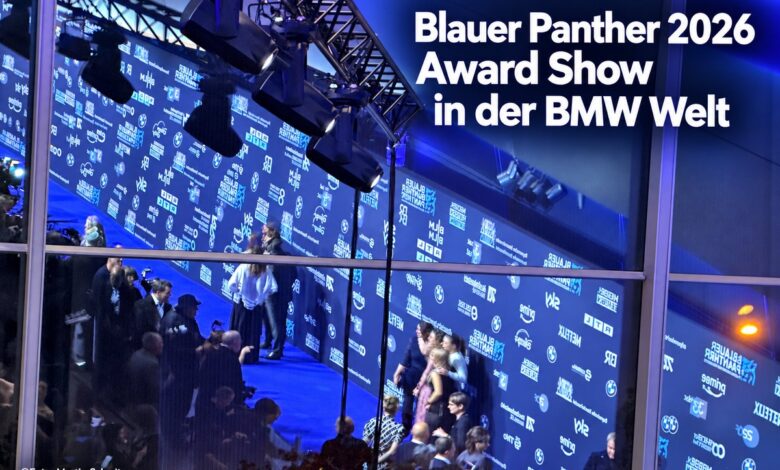 Blauer Panther 2026 - Verleihung und Nacht der Medien in der BMW Welt ©Foto: Martin Schmitz