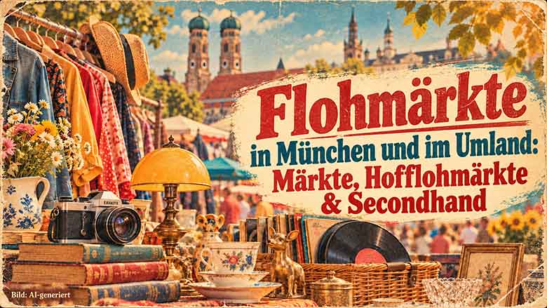 Flohmärkte in München und im Umland: Märkte, Hofflohmärkte & Secondhand