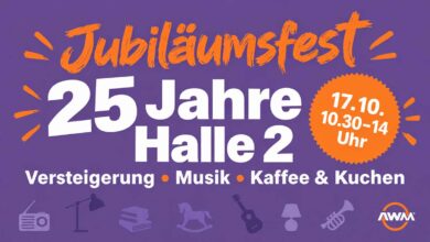 Jubiläumsfest 25 Jahre Halle 2 am 17.10.2016