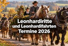 Leonhardiritt und Leonhardifahrt 2026 - die Termine rund um München (©Foto: AI generiert)
