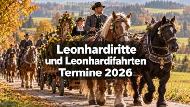 Leonhardiritt und Leonhardifahrt 2026 - die Termine rund um München (©Foto: AI generiert)