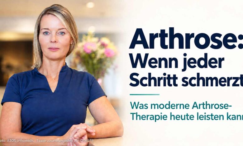 Caroline Skuhr, Gelenkexpertin von ATOS orthomedis. Arthrose: Wenn jeder Schritt schmerzt Was moderne Arthrose-Therapie heute leisten kann (©Foto: ATOS orthomedis)