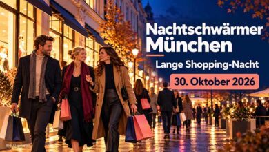 Nachtschwärmer München, Lange Shopping-Nacht München am 30. Oktober 2026 (Bild AI generiert)