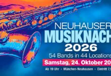 Neuhauser Musiknacht 2026: 54 Bands in 44 Spielstätten am 24.10.2026