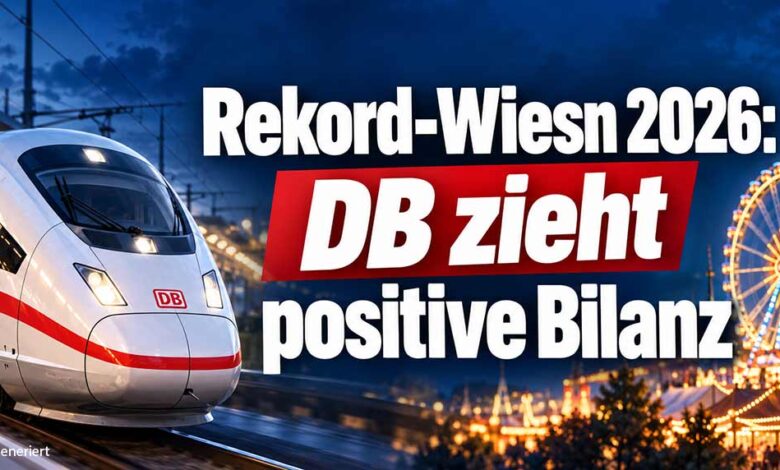 Rekord Wiesn - DB zieht positive Bilanz (©Foto: AI generiert)