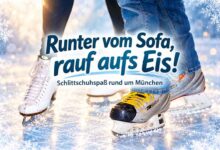 Runter vom Sofa, rauf aufs Eis! Schlittschuhspaß rund um München