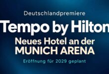 Tempo by Hilton: Lifestyle-Marke feiert Deutschlandpremiere mit Hotel an der MUNICH ARENA