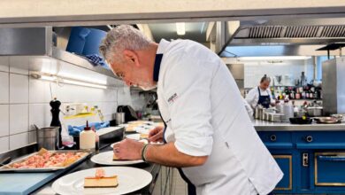 Mario Gamba in der Küche des Acquarello (©Foto:Elke Löw)