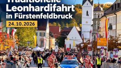 Leonhardifahrt Fürstenfeldbruck 2026: Pferdesegnung am 24. Oktober (©Foto. Masrtin Schmitz)