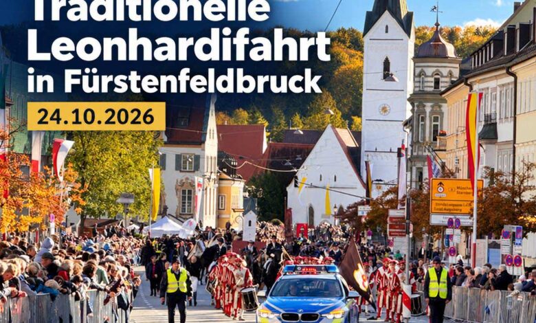 Leonhardifahrt Fürstenfeldbruck 2026: Pferdesegnung am 24. Oktober (©Foto. Masrtin Schmitz)
