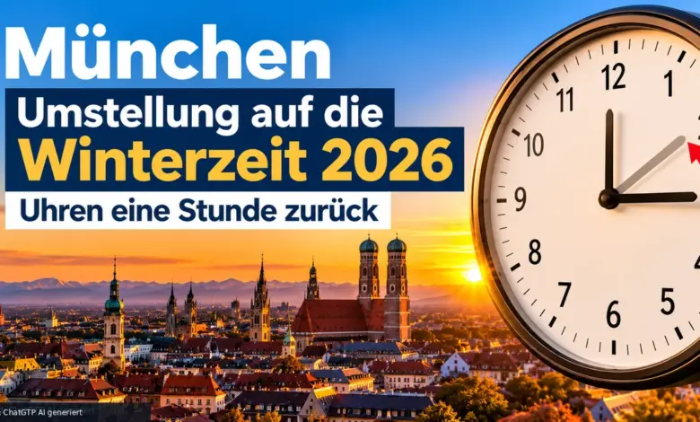 Zeitumstellung 2026: München stellt in der Nacht zum 25. Oktober auf Winterzeit um (©Foto: AI Generiert durch Chat GTP)